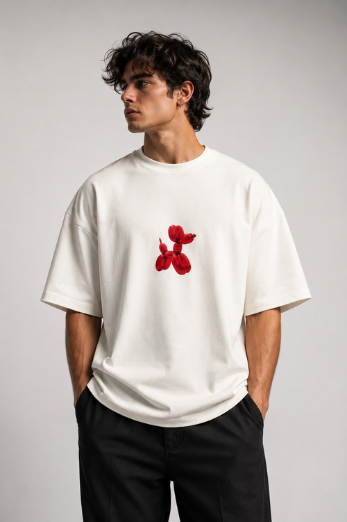 Balloon Dog Terry Oversized Tee